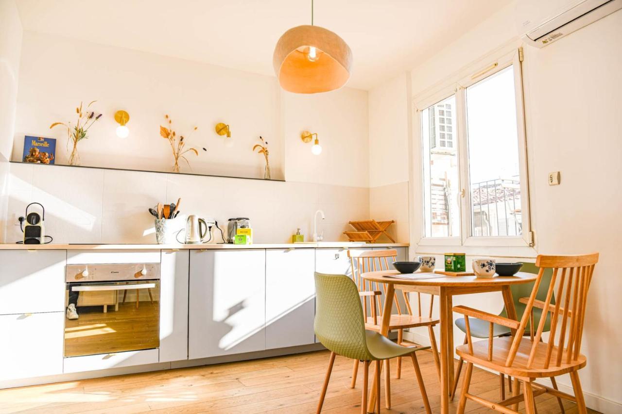 Appartement Terrasse Ensoleillee Au Coeur Du Cours Julien à Marseille Extérieur photo