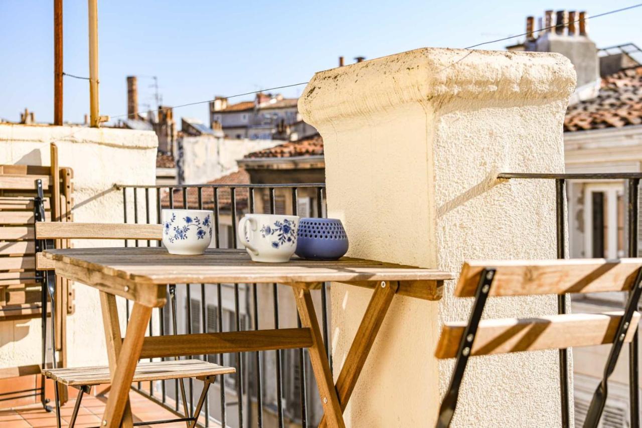 Appartement Terrasse Ensoleillee Au Coeur Du Cours Julien à Marseille Extérieur photo